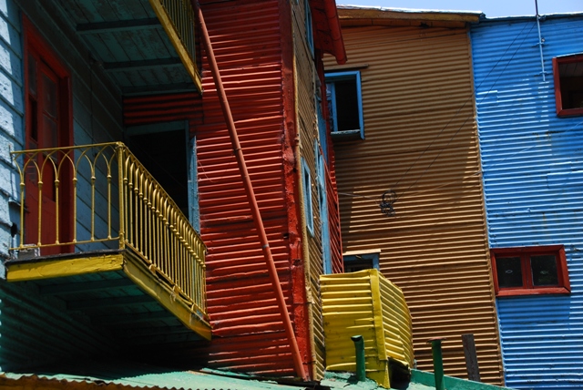 Cases de xapa a caminito al barri de la Boca